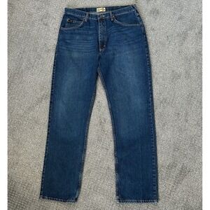 Wrangler 20X Blue Straight Leg Denim Jeans Size 36x36 Western Cowboy Rodeo Y2K